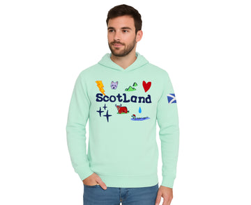 Scotland 3D Puff Printed Front & Back Hoodies