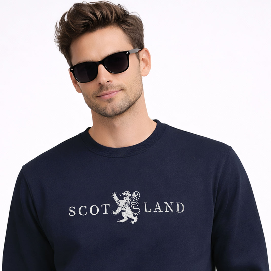 Scotland Loin Embroidered Sweatshirt