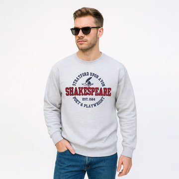 SHAKESPEARE EST 1564 Embroidered Sweatshirt