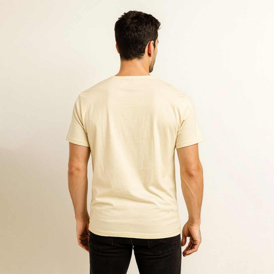 Men’s Vanilla Crew Neck T-Shirt