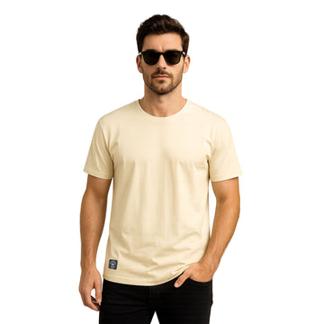 Men’s Vanilla Crew Neck T-Shirt