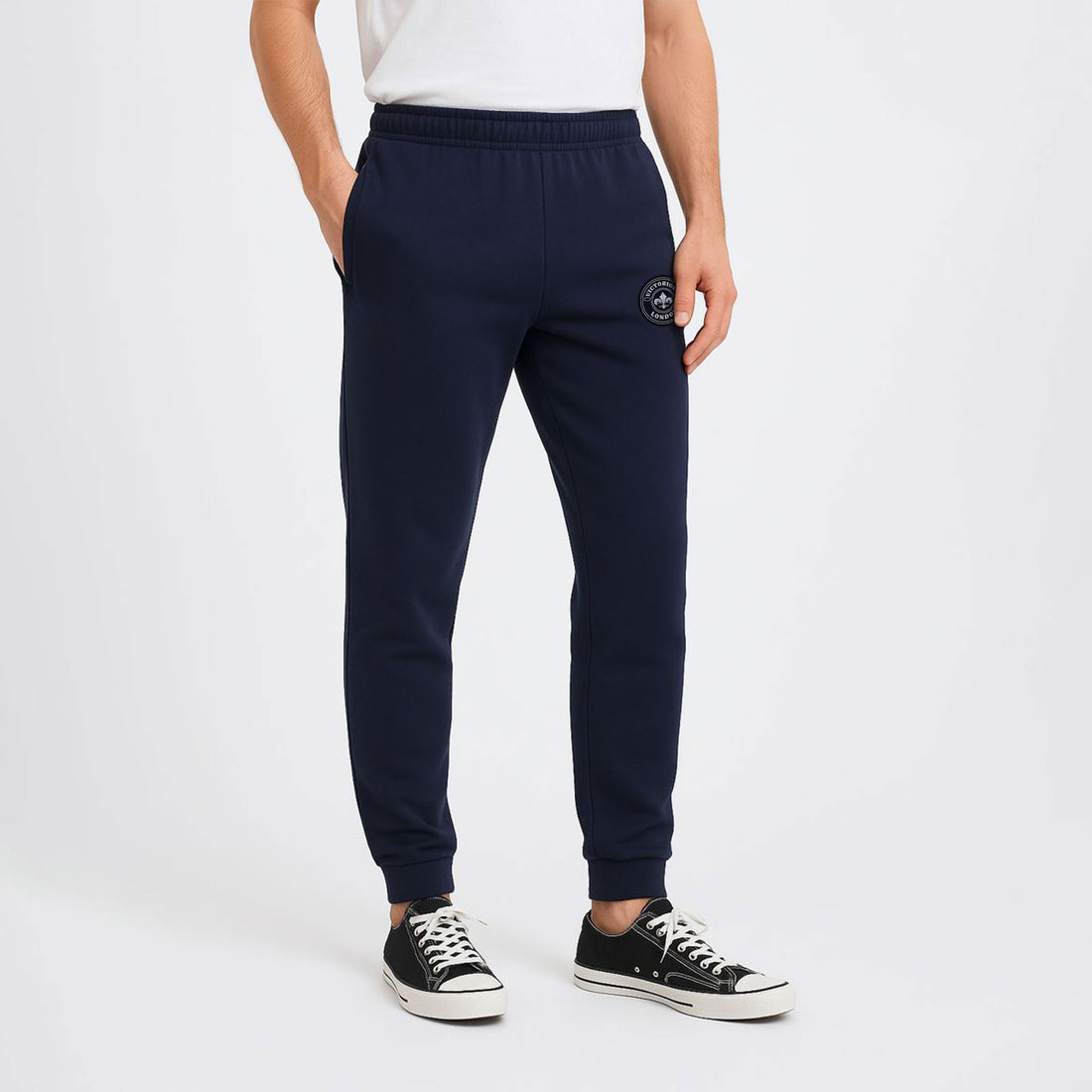 Slim-Fit  Jogger Pants with Bottom Cuffs