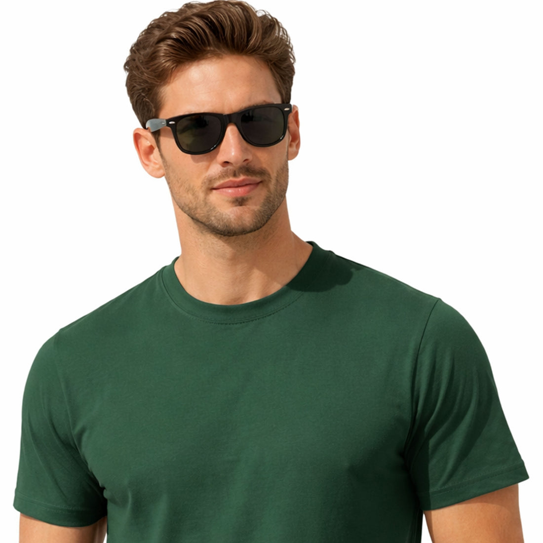Men’s Green Crew Neck T-Shirt