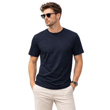 Men’s Navy Crew Neck T-Shirt
