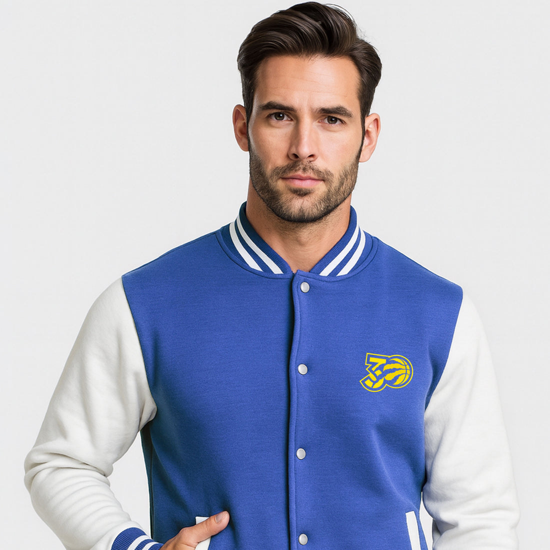 30 TR Logo Embroidered Base Ball Jacket