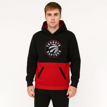 TR 2 Panel Black & Red Embroidered Hoodies