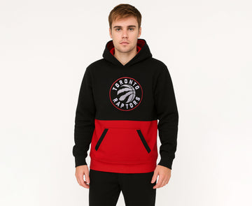 TR 2 Panel Black & Red Embroidered Hoodies