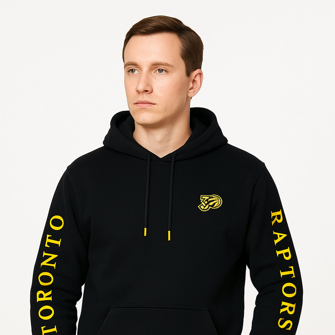 MEN'S TORONTO LOGO FRONT & BACK EMBROIDERED HOODIE