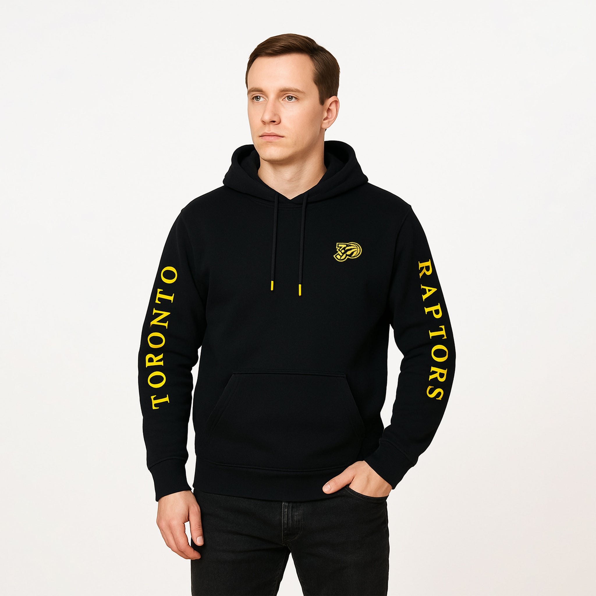 MEN'S TORONTO LOGO FRONT & BACK EMBROIDERED HOODIE