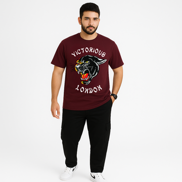 BLACK TIGER LONDON EMBROIDERED T-SHIRT