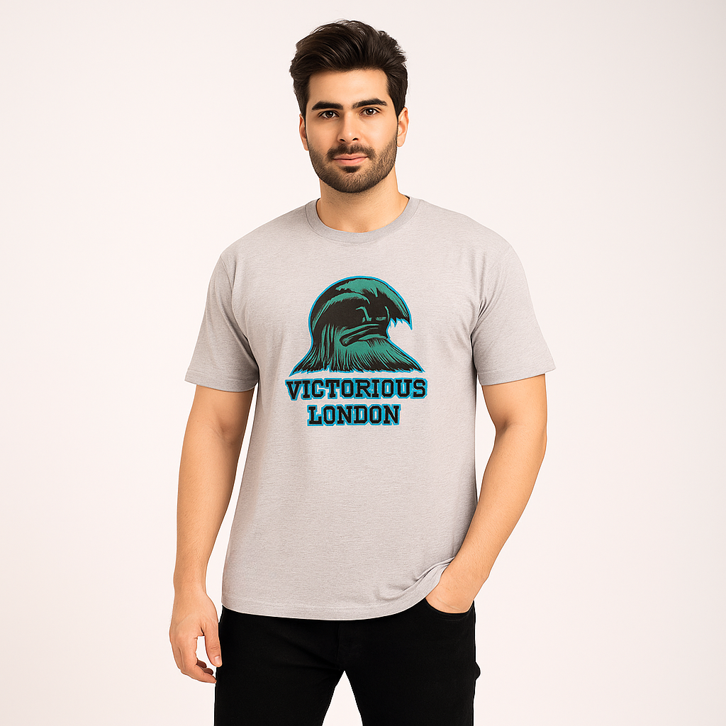 VICTORIOUS LONDON  PRINTED T SHIRT