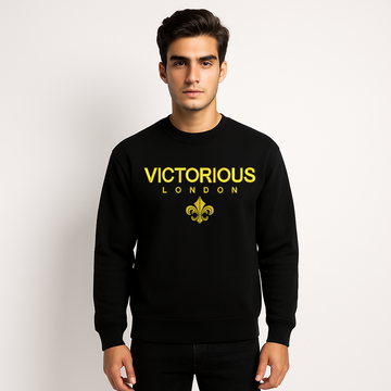 VICTORIOUS LONDON 3D EMBROIDERED SWEAT SHIRT