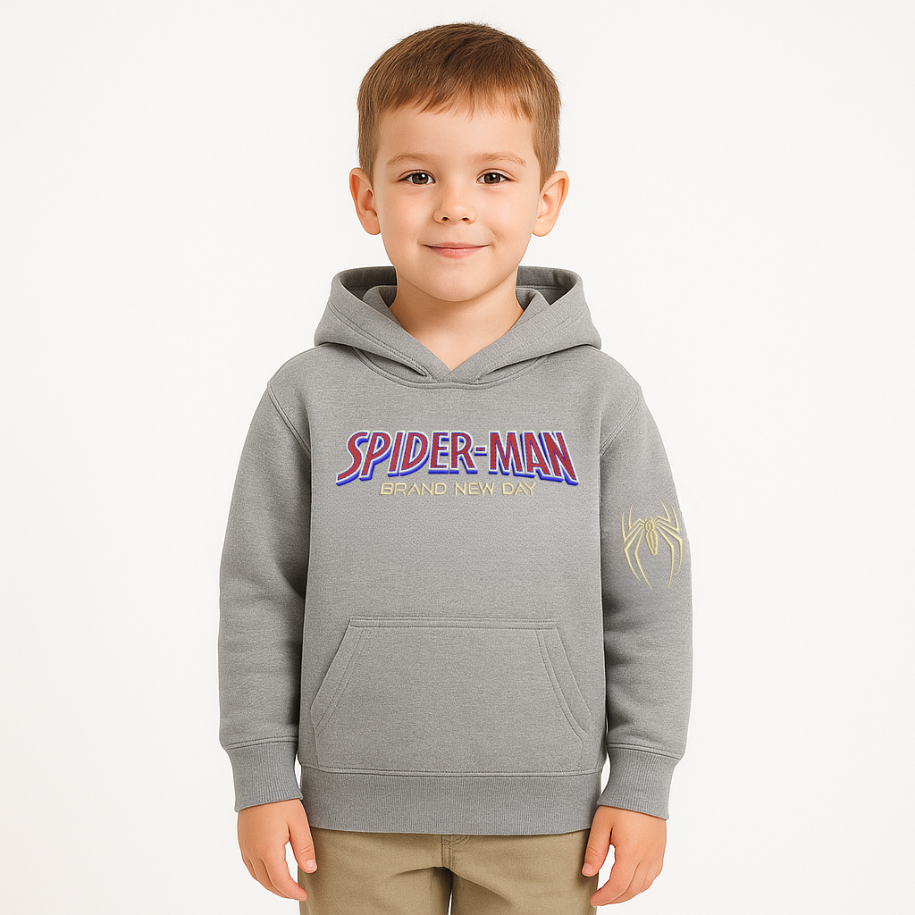 Kids Hoodies Spiderman Embroidered & Printed