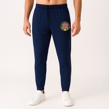 VICTORIOUS LONDON GYM WEAR & SPORTS EMBROIDERED TROUSERS