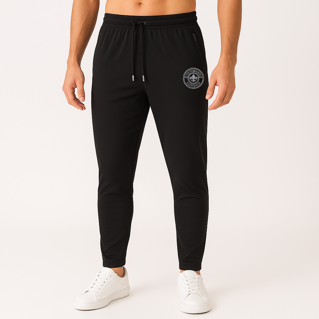 GYM WEAR & SPORTS EMBROIDERED TROUSERS