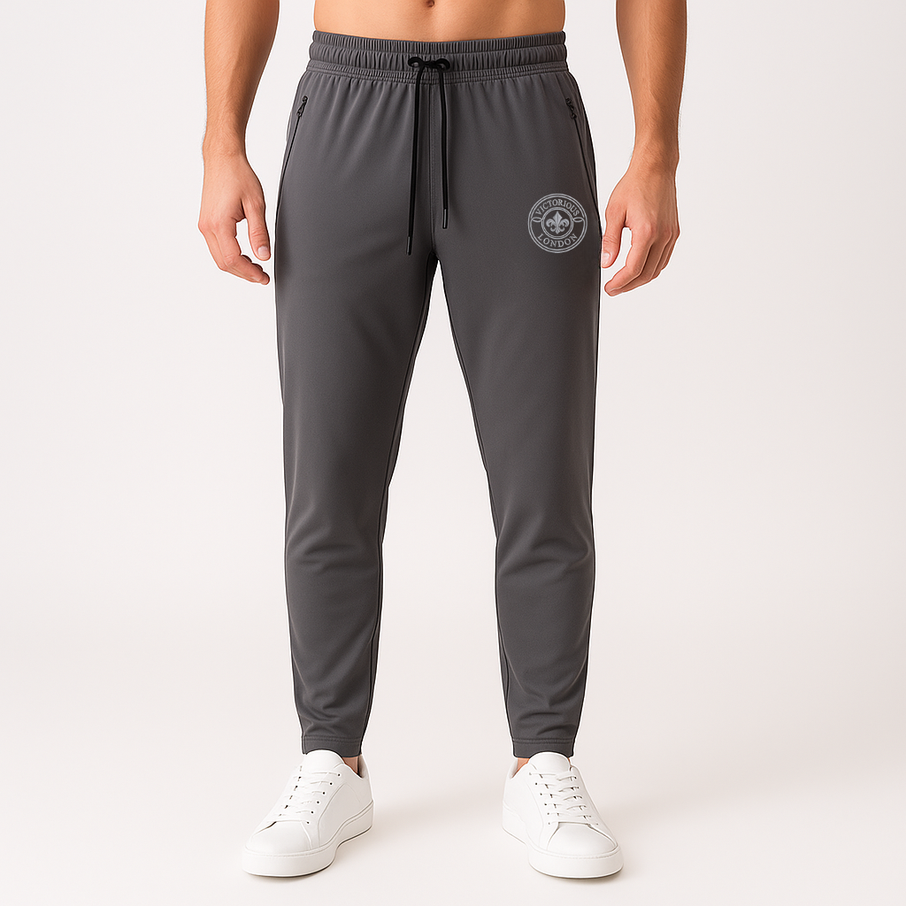 GYM WEAR & SPORTS EMBROIDERED TROUSERS