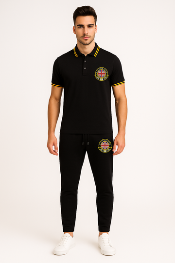 VICTORIOUS LONDON GYM WEAR & SPORTS EMBROIDERED TRACKSUIT