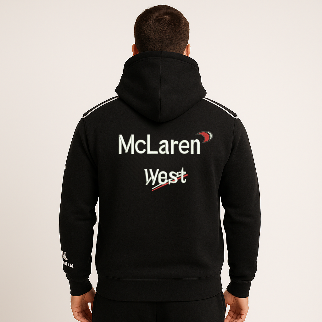 CAR RACING 2 PANEL EMBROIDERED HOODIE