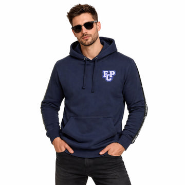 Navy Pullover Hoodie with FCP Embroidered Logo
