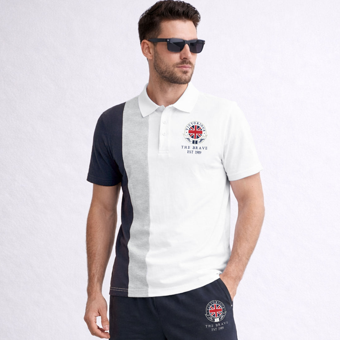 Men’s Premium Polo & Shorts Summer Set