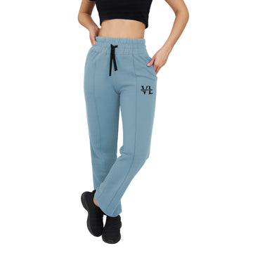 Women’s Grey Baggy Sweatpants with Victorious London Embroidered