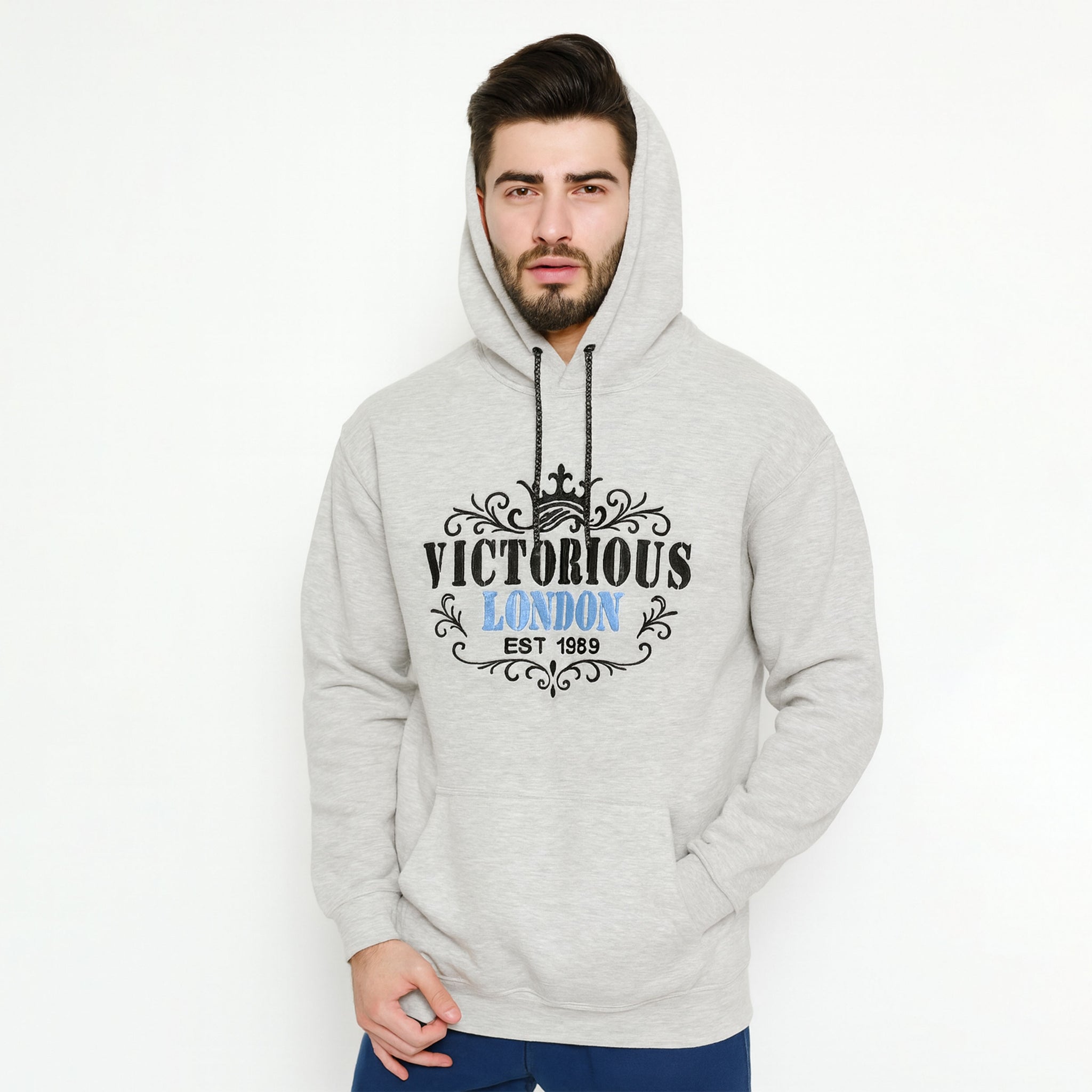 Victorious London Embroidered Hoodies