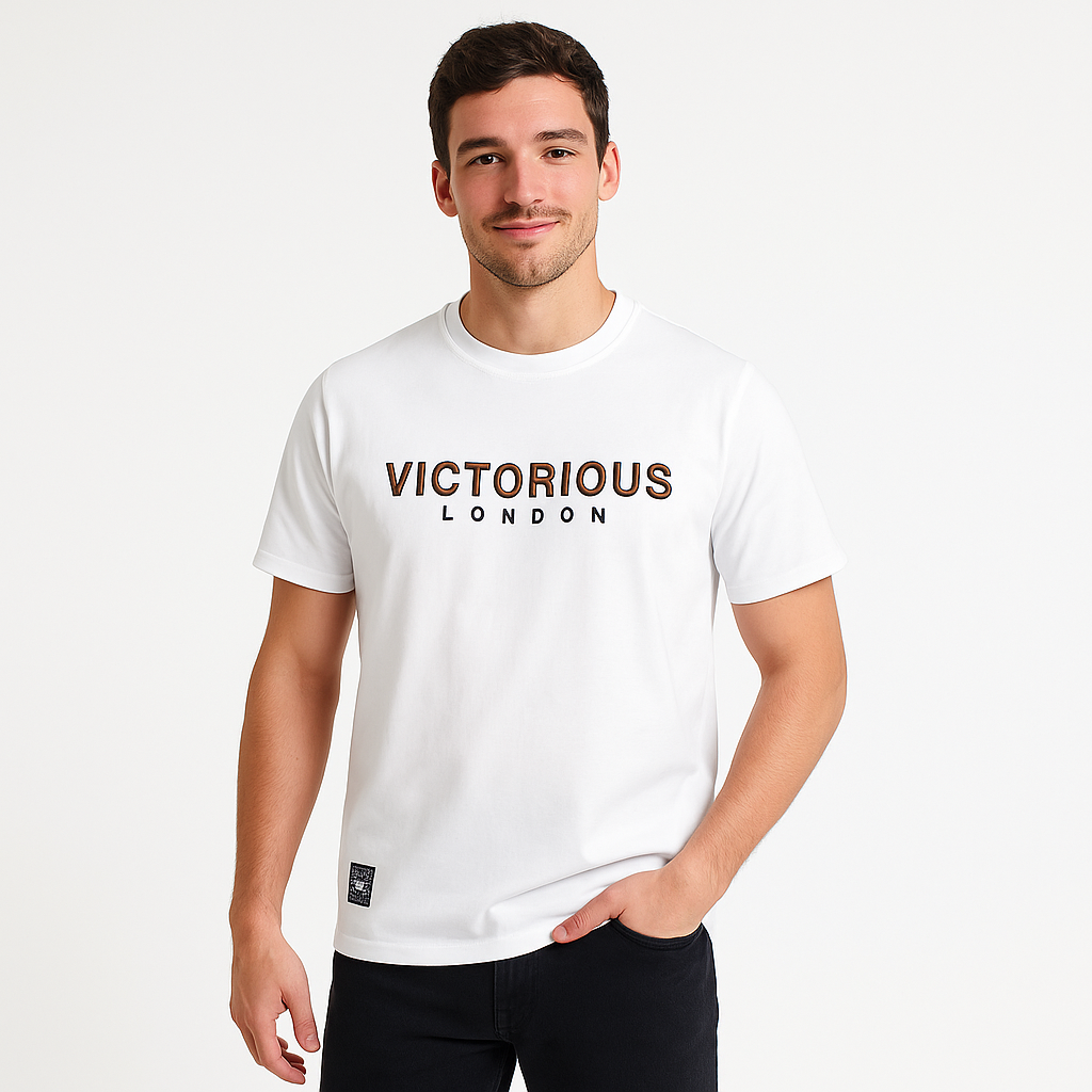 3D EMBROIDERED T SHIRT