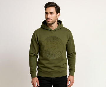 Men’s Casual TR Logo Embossed Hoodies