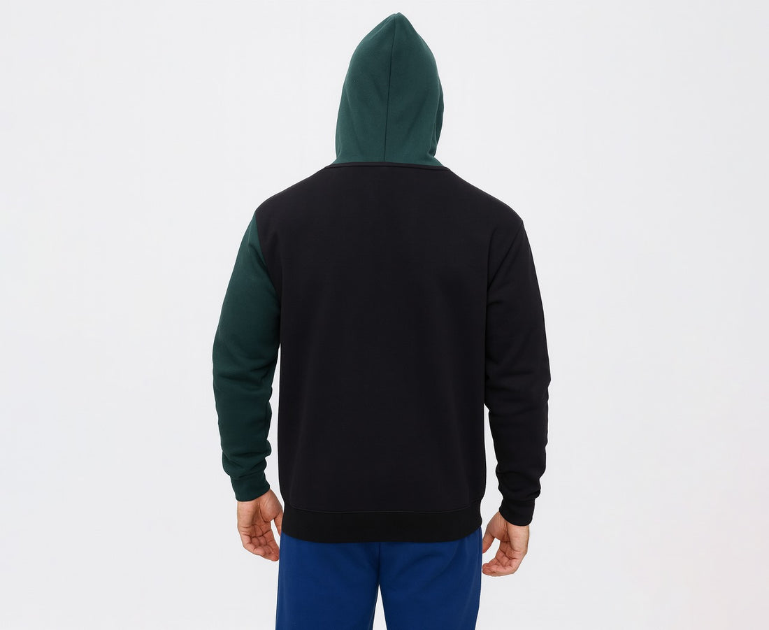 Men;s Contrast Panel Hoodie