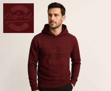 Oxford University Embossed Hoodies
